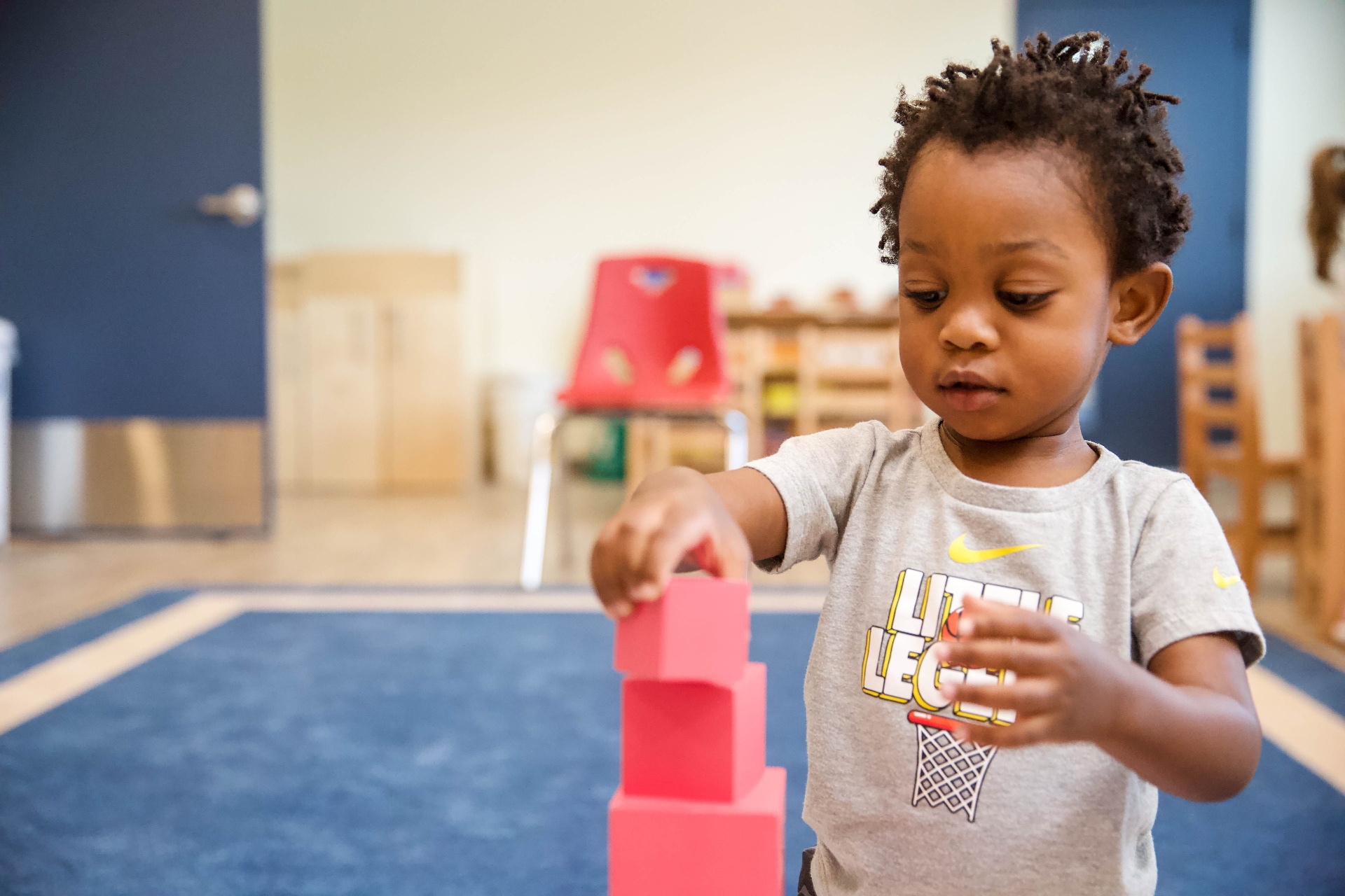 Preschool program at Apple Montessori